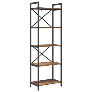 vidaXL &Rho;ά&phi;&iota; &Beta;&iota;&beta;&lambda;ί&omega;&nu; 5 &epsilon;&pi;ί&pi;&epsilon;&delta;&alpha; 56 x 34 x 171 &epsilon;&kappa; &Epsilon;&pi;&epsilon;&xi;&epsilon;&rho;&gamma;&alpha;&sigma;&mu;έ&nu;&omicron; &Xi;ύ&lambda;&omicron;