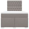 vidaXL &Kappa;&rho;&epsilon;&beta;ά&tau;&iota; Boxspring &mu;&epsilon; &Sigma;&tau;&rho;ώ&mu;&alpha; Taupe 120x200 &epsilon;&kappa;. &Upsilon;&phi;&alpha;&sigma;&mu;ά&tau;&iota;&nu;&omicron;