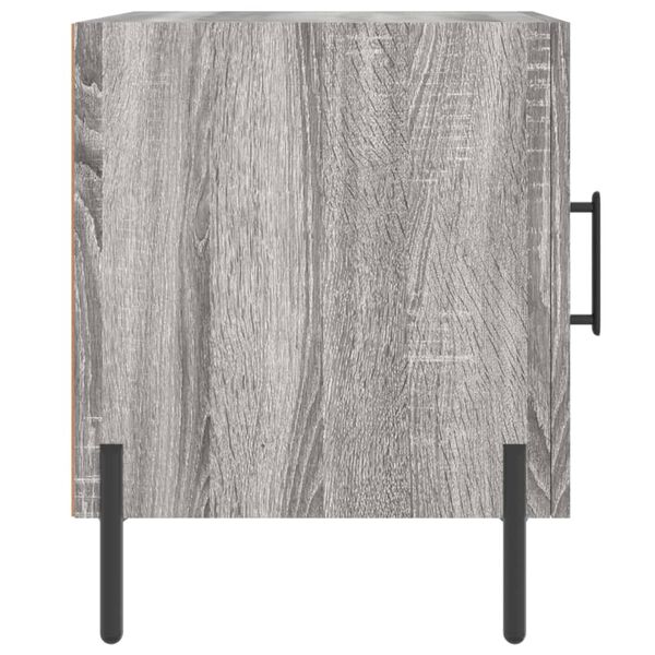 vidaXL Κομοδίνο Γκρι Sonoma 40 x 40 x 50 εκ. από Επεξεργασμένο Ξύλο