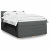 vidaXL &Kappa;&rho;&epsilon;&beta;ά&tau;&iota; Boxspring &mu;&epsilon; &Sigma;&tau;&rho;ώ&mu;&alpha; &Sigma;&kappa;&omicron;ύ&rho;&omicron; &Gamma;&kappa;&rho;&iota; 160x200 &epsilon;&kappa; &Upsilon;&phi;&alpha;&sigma;&mu;ά&tau;&iota;&nu;&omicron;