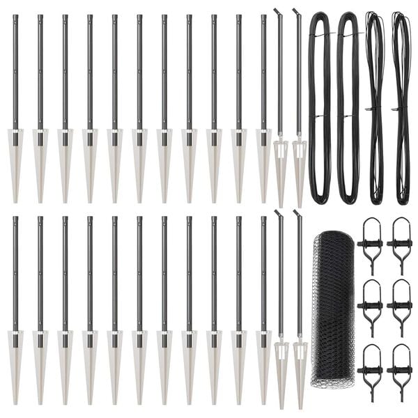 vidaXL &Sigma;&tau;ύ&lambda;&omicron;&sigmaf; &Pi;&epsilon;&rho;&iota;&phi;&rho;ά&xi;&epsilon;&omega;&nu; &Gamma;&kappa;&rho;&iota; 50 x 0,6 &mu; (25 mm &delta;ί&kappa;&tau;&upsilon;&omicron;)