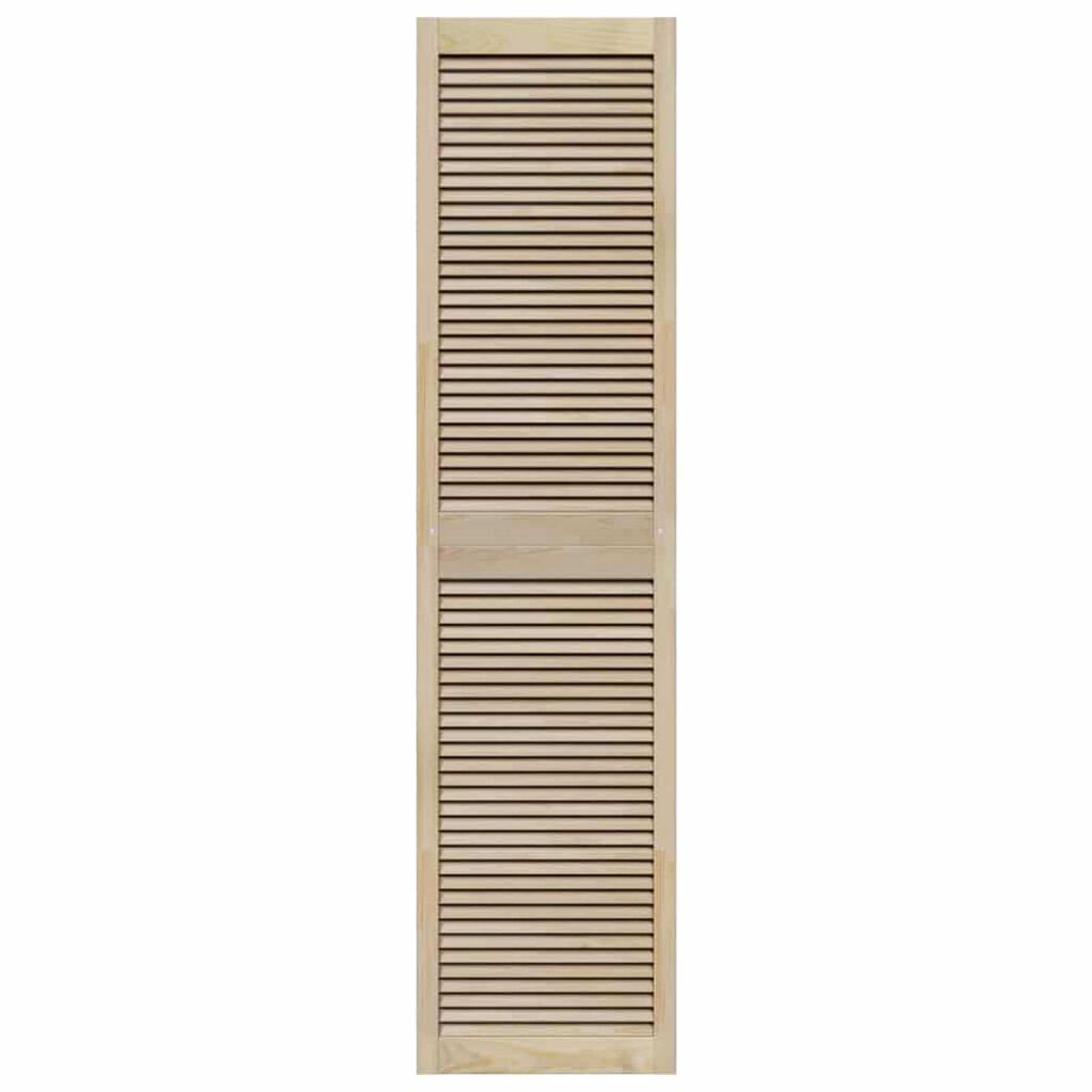 vidaXL Πόρτες Ντουλάπας με πόρτα 4 pcs Καφέ 201 x 49.5 x 2.1 εκ