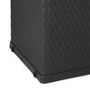 vidaXL Μπαούλο Αποθήκευσης Κήπου Ανθρακί 120x56x63 εκ. Πολυπροπυλένιο