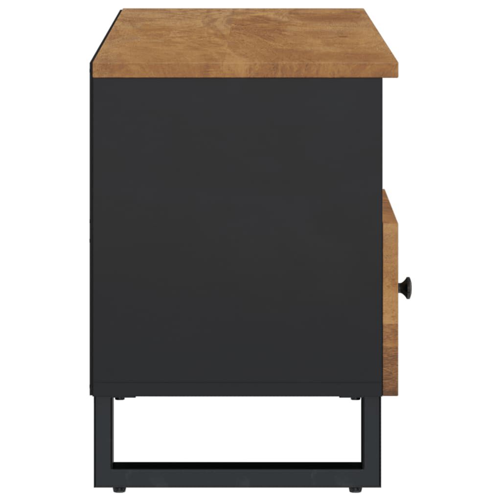 vidaXL Έπιπλο Τηλεόρασης 100x33x46 εκ. Μασίφ Ξύλο Μάνγκο & Επεξ. Ξύλο