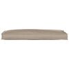 vidaXL Μαξιλάρι παλέτας για πάγκο Taupe 110 x 40 x 8 εκ Ύφασμα Oxford