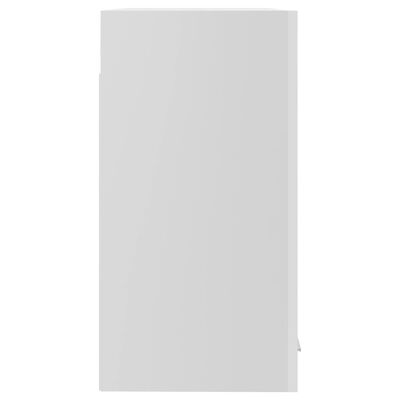 vidaXL Ντουλάπι Κρεμαστό με Τζάμι Γυαλ. Λευκό 60x31x60 εκ. Μοριοσανίδα