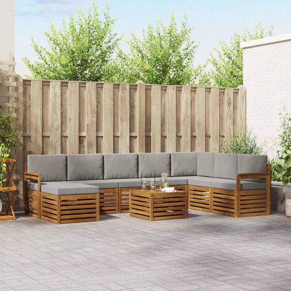 vidaXL &Sigma;&alpha;&lambda;&omicron;&nu;ά&kappa;&iota; &Gamma;&omega;&nu;&iota;&alpha;&kappa;&omicron;ύ &Kappa;&alpha;&nu;&alpha;&pi;έ 9 pcs &Phi;&upsilon;&sigma;&iota;&kappa;ό &kappa;&alpha;&iota; &Alpha;&nu;&omicron;&iota;&chi;&tau;ό &Gamma;&kappa;&rho;&iota;