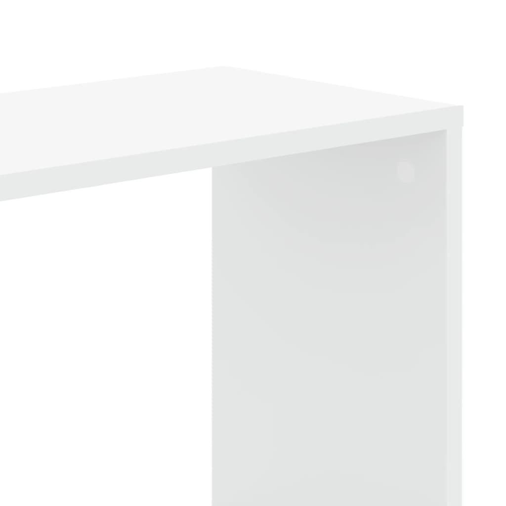 vidaXL Βιβλιοθήκη 5 Επιπέδων Λευκή 45 x 23,5 x 162,5 εκ. Επεξεργ. Ξύλο