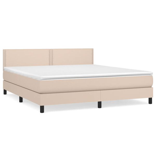 vidaXL &Kappa;&rho;&epsilon;&beta;ά&tau;&iota; Boxspring &mu;&epsilon; &Sigma;&tau;&rho;ώ&mu;&alpha; &Kappa;&alpha;&pi;&omicron;&upsilon;&tau;&sigma;ί&nu;&omicron; 180x200 &epsilon;&kappa;. &Sigma;&upsilon;&nu;&theta;. &Delta;έ&rho;&mu;&alpha;