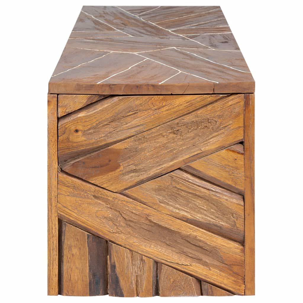 vidaXL Έπιπλο Τηλεόρασης 110 x 60 x 38 εκ. από Μασίφ Ξύλο Teak