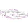 vidaXL Κρεβάτι με αποθηκευτικό χώρο Λευκό 226.5 x 135 x 31.5 εκ