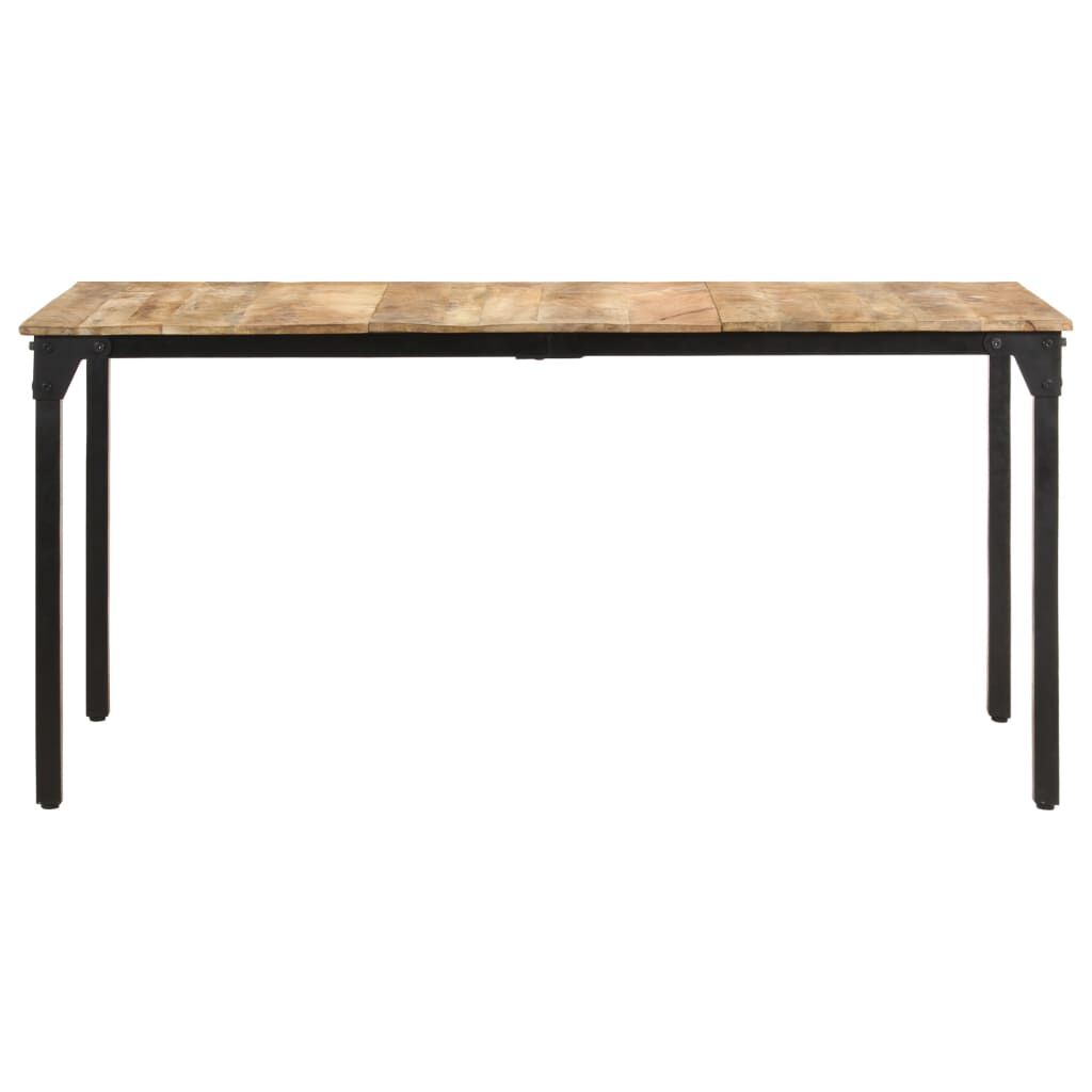 vidaXL Τραπεζαρία 160 x 80 x 76 εκ. από Ακατέργαστο Ξύλο Μάνγκο