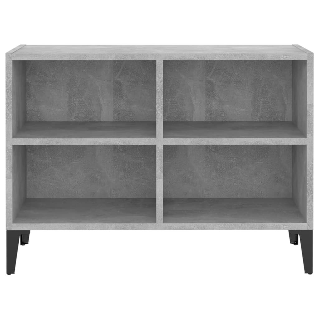 vidaXL Έπιπλο Τηλεόρασης Καπνιστή Γκρι Σκ. 69,5x30x50 εκ Μετ. Πόδια