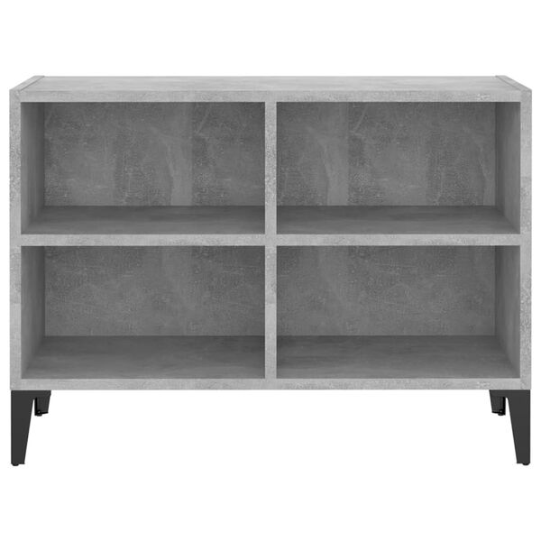 vidaXL Έπιπλο Τηλεόρασης Καπνιστή Γκρι Σκ. 69,5x30x50 εκ Μετ. Πόδια