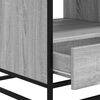 vidaXL Τραπεζάκι Σαλονιού Γκρι Sonoma 100x50x45 εκ Επεξ Ξύλο + Μέταλλο