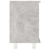 vidaXL Ντουλάπι Νιπτήρα Γκρι Σκυροδέματος 60x32x53,5 εκ. Μοριοσανίδα
