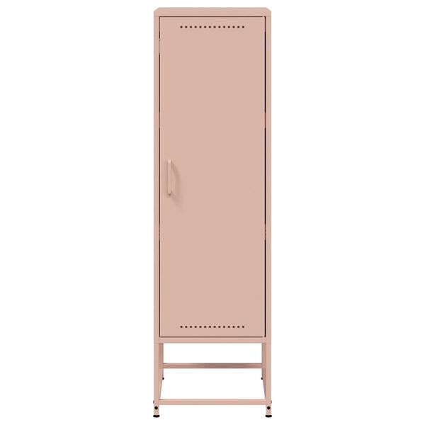 vidaXL Μπουφές Ροζ 36x39x123 εκ. από Ατσάλι