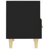 vidaXL Κομοδίνα 2 τεμ. Μαύρα 40 x 35 x 47 εκ.