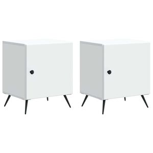 vidaXL &Kappa;&omicron;&mu;&omicron;&delta;ί&nu;&omicron; 2 pcs &Lambda;&epsilon;&upsilon;&kappa;ό 43 x 34,5 x 50 &epsilon;&kappa; &Epsilon;&pi;&epsilon;&xi;&epsilon;&rho;&gamma;&alpha;&sigma;&mu;έ&nu;&omicron; &Xi;ύ&lambda;&omicron;