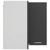 vidaXL Ντουλάπι Γωνία Κρεμαστό Lyon Γκρι 57 x 57 x 60εκ. από