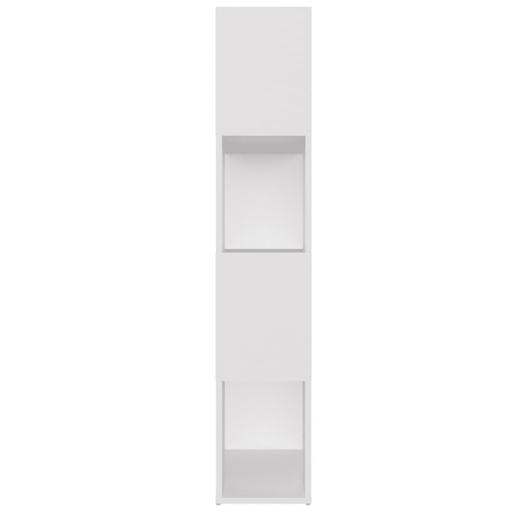 vidaXL Βιβλιοθήκη/Διαχωριστικό Χώρου Λευκό 80x24x124,5 εκ. Μοριοσανίδα