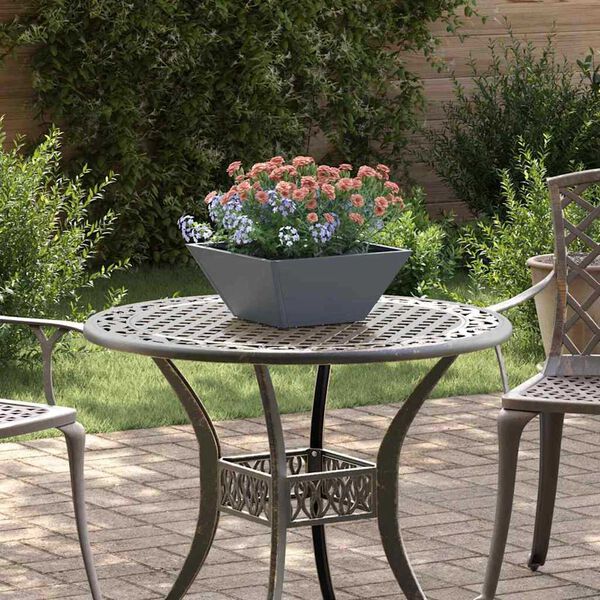 vidaXL Γλάστρα Κήπου 5 pcs Ανθρακί 35 x 35 x 15 εκ. Ατσάλι