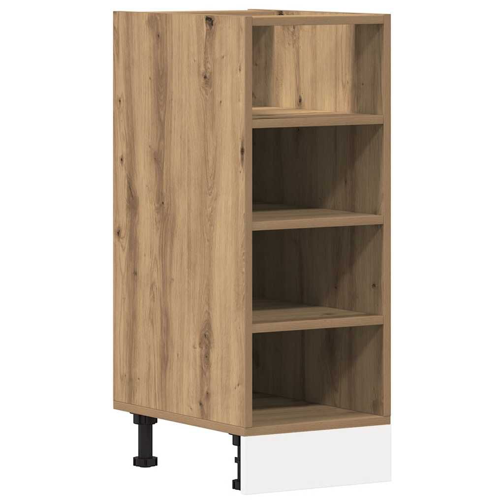 vidaXL Κάτω ντουλάπι Riga Artisan Oak 30x44,5x81,5 cm