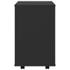 vidaXL Ντουλάπι Τροχήλατο Μαύρο 46 x 36 x 59 εκ. από Επεξ. Ξύλο