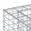 vidaXL &Alpha;&nu;&alpha;&sigma;&eta;&kappa;&omega;&mu;έ&nu;&omicron; &kappa;&rho;&epsilon;&beta;ά&tau;&iota; gabion 3 pcs &Alpha;&sigma;&eta;&mu;ί 250 x 50 x 150 &epsilon;&kappa;