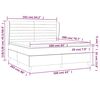 vidaXL &Kappa;&rho;&epsilon;&beta;ά&tau;&iota; Boxspring &mu;&epsilon; &Sigma;&tau;&rho;ώ&mu;&alpha; &Sigma;&kappa;&omicron;ύ&rho;&omicron; &Pi;&rho;ά&sigma;&iota;&nu;&omicron; 160x200&epsilon;&kappa;. &Beta;&epsilon;&lambda;&omicron;ύ&delta;&iota;&nu;&omicron;