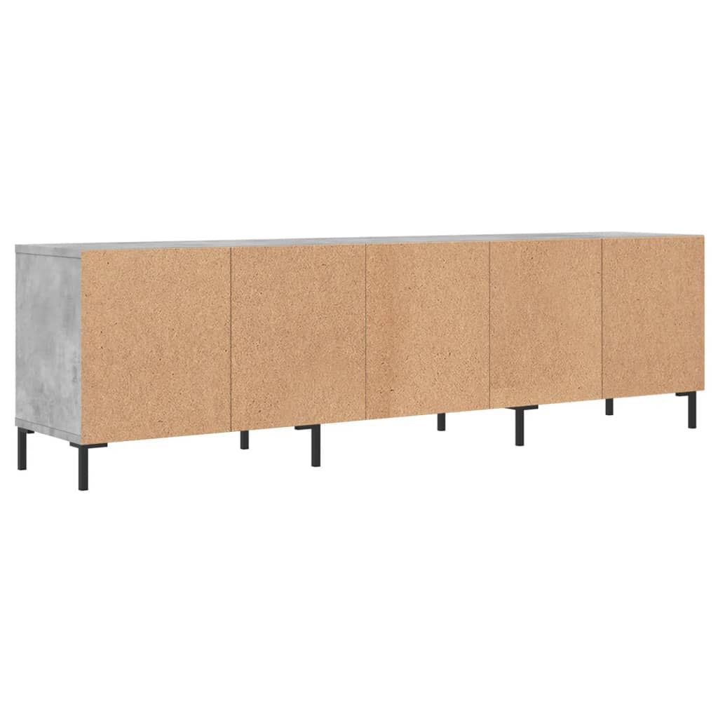 vidaXL Έπιπλο Τηλεόρασης Γκρι Σκυρ. 150x30x44,5 εκ. Επεξ. Ξύλο