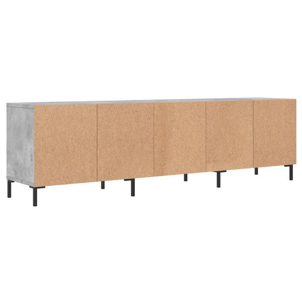 vidaXL Έπιπλο Τηλεόρασης Γκρι Σκυρ. 150x30x44,5 εκ. Επεξ. Ξύλο