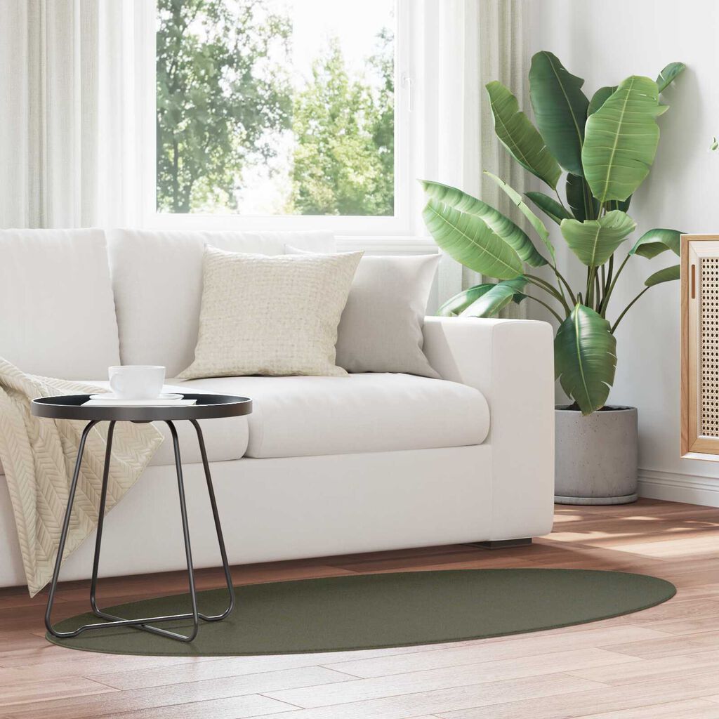 vidaXL Χαλί Δασικό Πράσινο 80 x 150 cm Πολυεστέρας