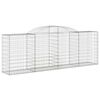 vidaXL Συρματοκιβώτια Τοξωτά 10 τεμ. 300x50x100/120 εκ. Γαλβαν. Ατσάλι