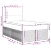 vidaXL &Kappa;&rho;&epsilon;&beta;ά&tau;&iota; Boxspring &mu;&epsilon; &Sigma;&tau;&rho;ώ&mu;&alpha; &Mu;&pi;&lambda;&epsilon; 120x190 &epsilon;&kappa;. &Beta;&epsilon;&lambda;&omicron;ύ&delta;&iota;&nu;&omicron;