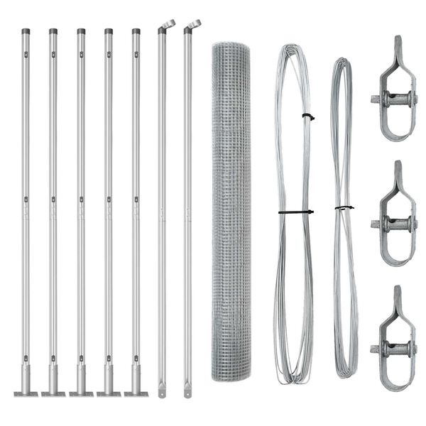 vidaXL &Sigma;&tau;ύ&lambda;&omicron;&sigmaf; &Pi;&epsilon;&rho;&iota;&phi;&rho;ά&xi;&epsilon;&omega;&nu; &Alpha;&sigma;&eta;&mu;ί 10 x 1 &mu; (12 x 12 mm &pi;&lambda;έ&gamma;&mu;&alpha;) &Alpha;&tau;&sigma;ά&lambda;&iota;