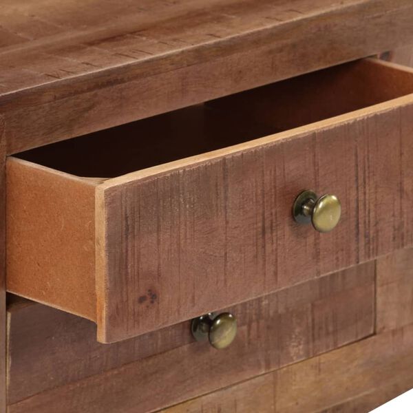 vidaXL Έπιπλο Τηλεόρασης 110 x 30 x 40 εκ. από Ακατέργαστο Ξύλο Μάνγκο