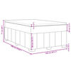 vidaXL &Kappa;&rho;&epsilon;&beta;ά&tau;&iota; Boxspring &mu;&epsilon; &Sigma;&tau;&rho;ώ&mu;&alpha; &Sigma;&kappa;&omicron;ύ&rho;&omicron; &Kappa;&alpha;&phi;έ 120x190 &epsilon;&kappa; &Upsilon;&phi;&alpha;&sigma;&mu;ά&tau;&iota;&nu;&omicron;