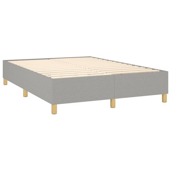 vidaXL &Kappa;&rho;&epsilon;&beta;ά&tau;&iota; Boxspring &mu;&epsilon; &Sigma;&tau;&rho;ώ&mu;&alpha; &Alpha;&nu;&omicron;&iota;&chi;&tau;ό &Gamma;&kappa;&rho;&iota; 140x190 &epsilon;&kappa;. &Upsilon;&phi;&alpha;&sigma;&mu;ά&tau;&iota;&nu;&omicron;