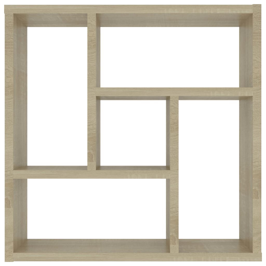 vidaXL Ραφιέρα Τοίχου Sonoma Δρυς 45,1 x 16 x 45,1 εκ. από Επεξ. Ξύλο