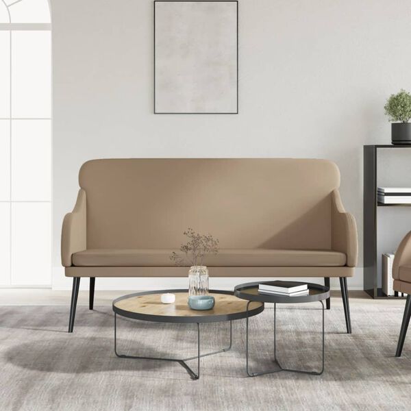 vidaXL Πάγκος Καπουτσίνο 110 x 76 x 80 εκ. από Συνθετικό Δέρμα