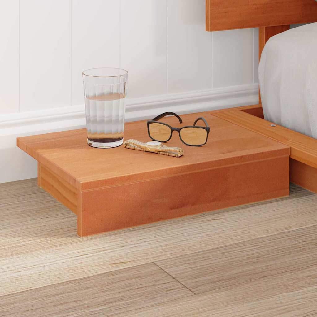 vidaXL Σκελετός Κρεβατιού Καφέ 150 x 200 cm ξύλο