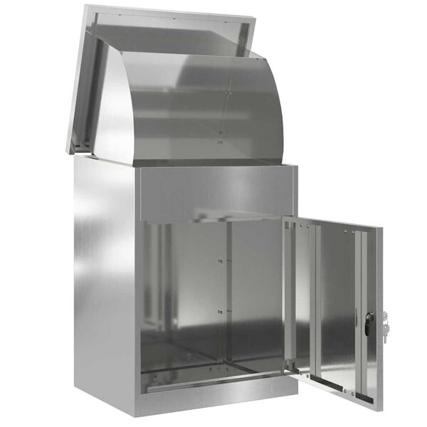 vidaXL Θυρίδα Πακέτων Μαύρο 44 x 35 x 59 εκατοστά