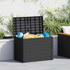 vidaXL Μπαούλο Αποθήκευσης Κήπου Ανθρακί 78 x 44 x 55 εκ.
