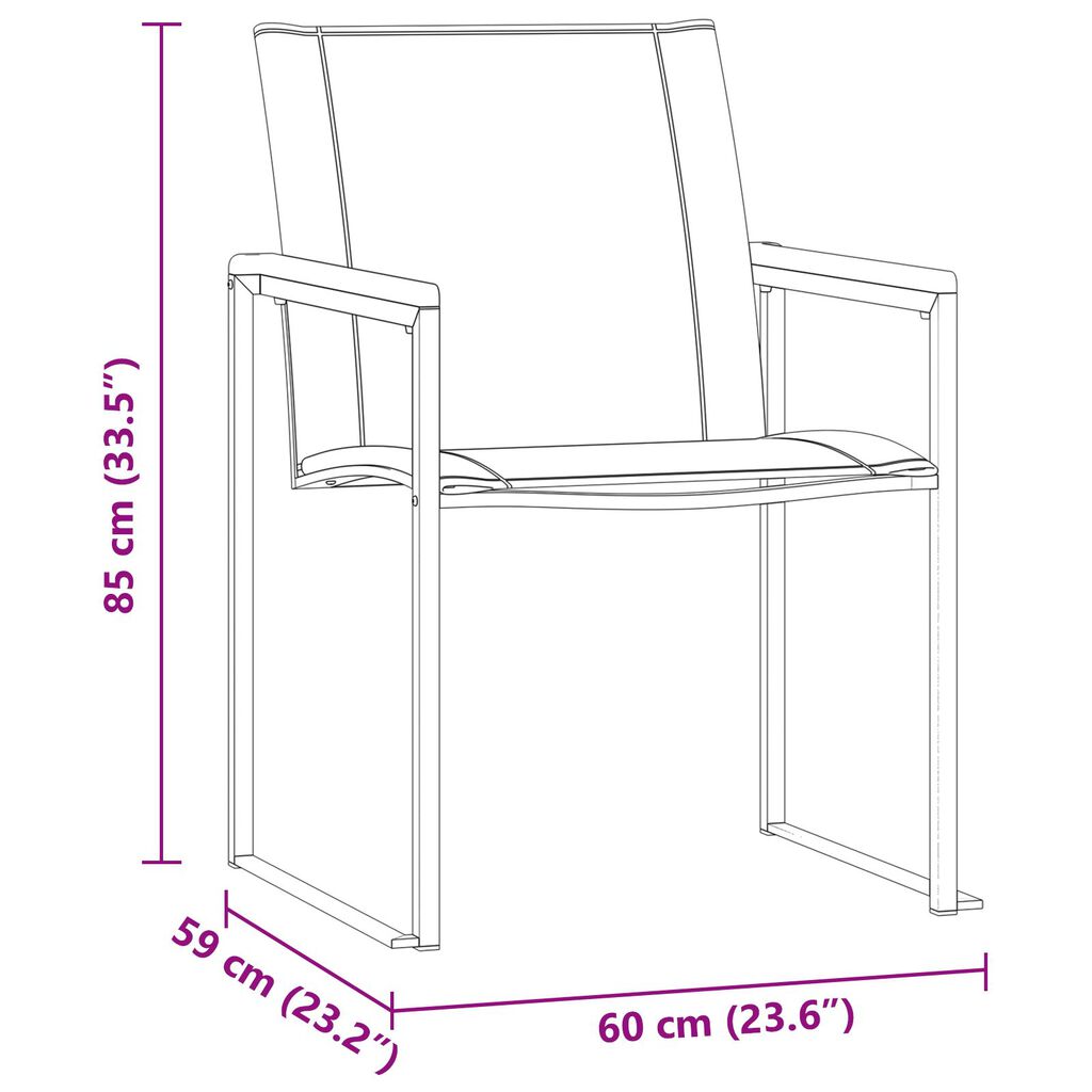 vidaXL Καρέκλες Τραπεζαρίας 2 τεμ Γκρι 60x56x85 εκ Μασίφ Ξύλο Ακακίας
