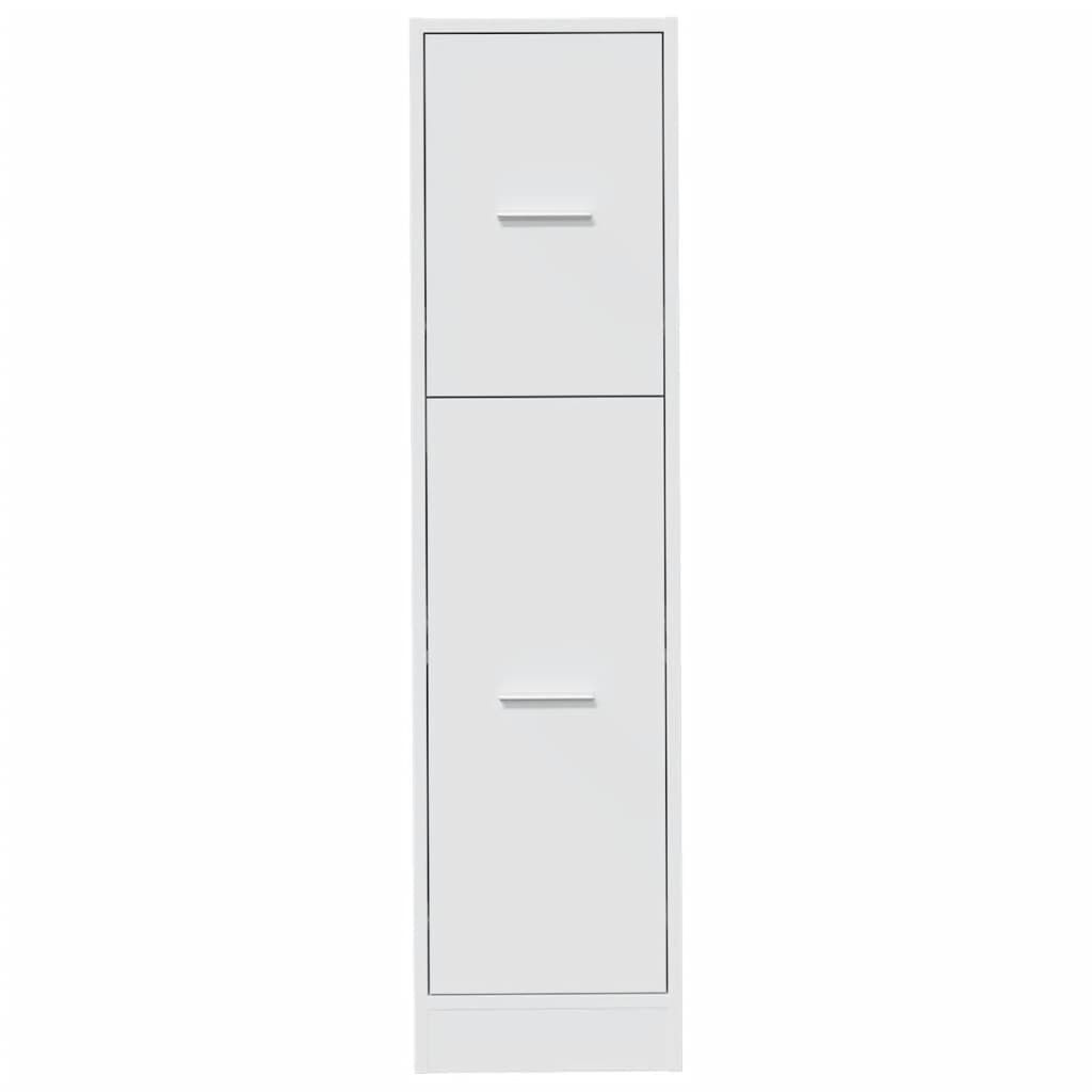 vidaXL Συρταριέρα Γενικής Χρήσης Λευκή 30x41x118 εκ. Επεξ. Ξύλο