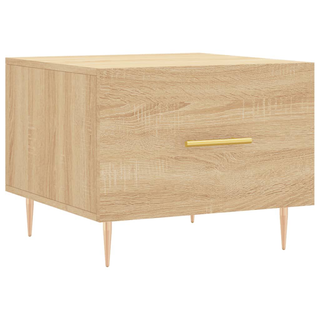 vidaXL Τραπεζάκι Σαλονιού Sonoma Δρυς 50x50x40 εκ. Επεξεργασμένο Ξύλο