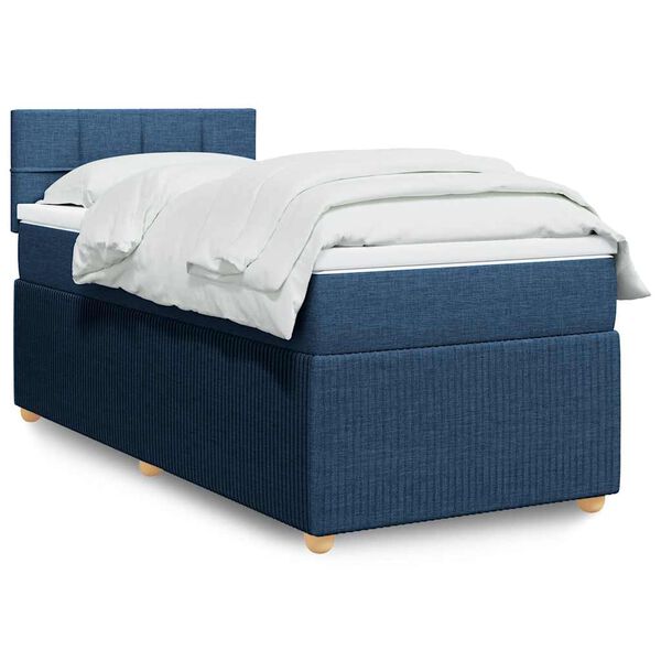 vidaXL &Kappa;&rho;&epsilon;&beta;ά&tau;&iota; Boxspring &mu;&epsilon; &Sigma;&tau;&rho;ώ&mu;&alpha; &Mu;&pi;&lambda;&epsilon; 80x200 &epsilon;&kappa;. &Upsilon;&phi;&alpha;&sigma;&mu;ά&tau;&iota;&nu;&omicron;
