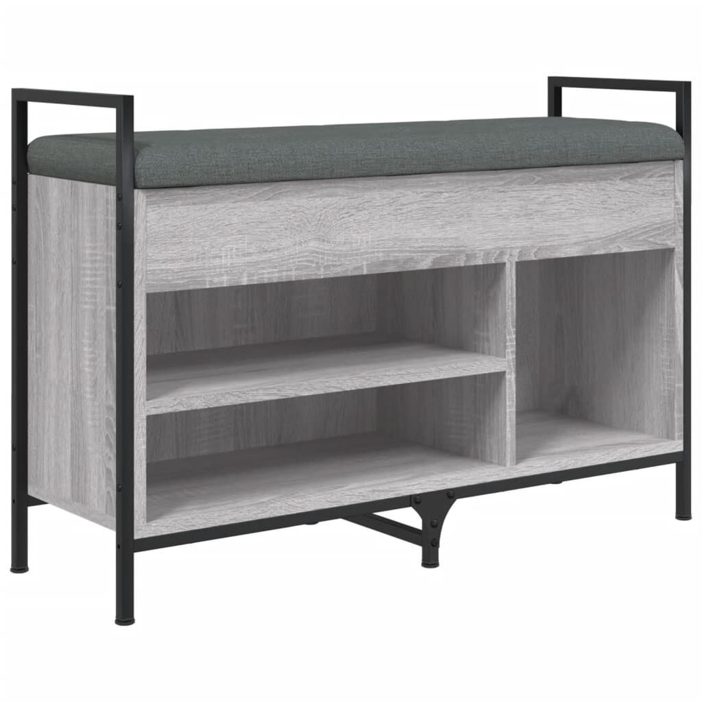 vidaXL Παπουτσοθήκη Γκρι Sonoma 85,5x32x57,5εκ. από Επεξεργασμένο Ξύλο