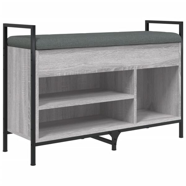 vidaXL Παπουτσοθήκη Γκρι Sonoma 85,5x32x57,5εκ. από Επεξεργασμένο Ξύλο